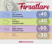 Rossmann  - Yenilenen Frsatlar