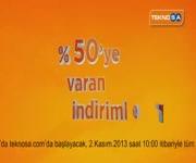 Teknosa Turuncu ndirim  1 - 2 Kasm 2013