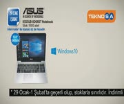 Teknosa Turuncu ndirim - Asus K555 Notebook