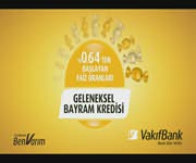 VakfBank Geleneksel Bayram Kredisi 2013