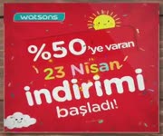 Watsons - 23 Nisan Bayram ndirimi