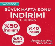 Watsons Hafta Sonu 19 - 20 Kasm